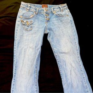 RARE!! Y2K Flare Jeans Blue Vintage